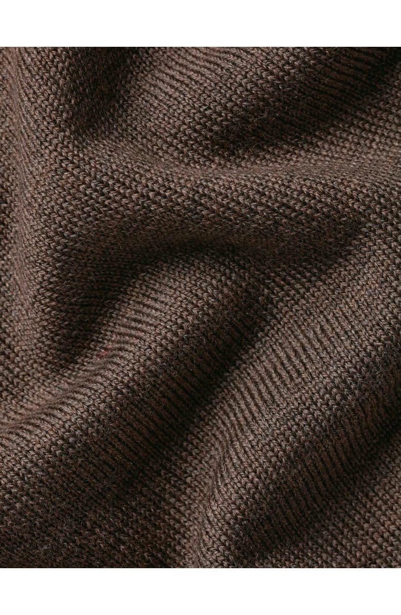 Charles Tyrwhitt Merino V-Neck Sweater, Alternate, color, Mocha