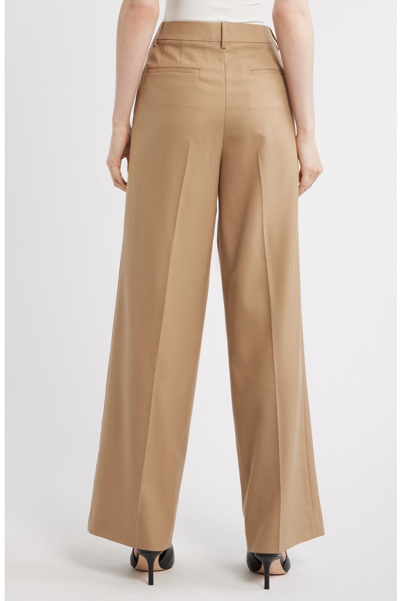 High Waist Flare Leg Pants, Alternate, color, NEW CAMEL