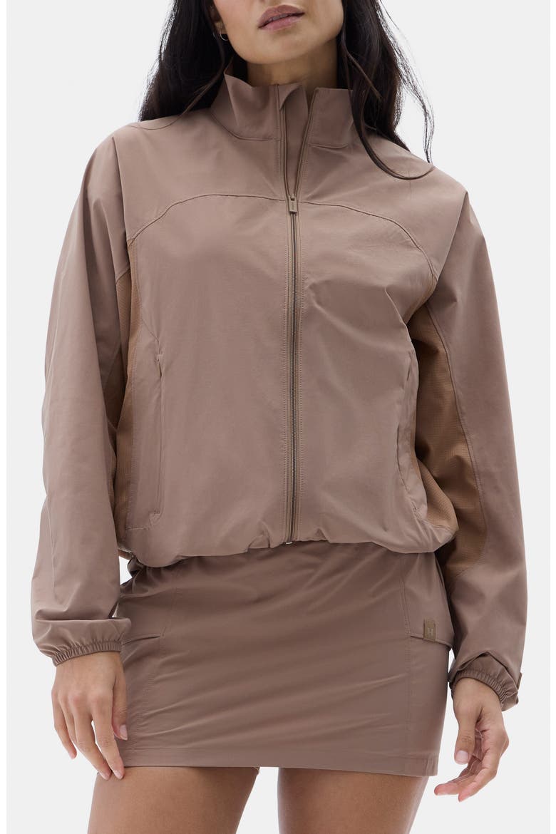 Gwen Packable Jacket, Main, color, SUEDE
