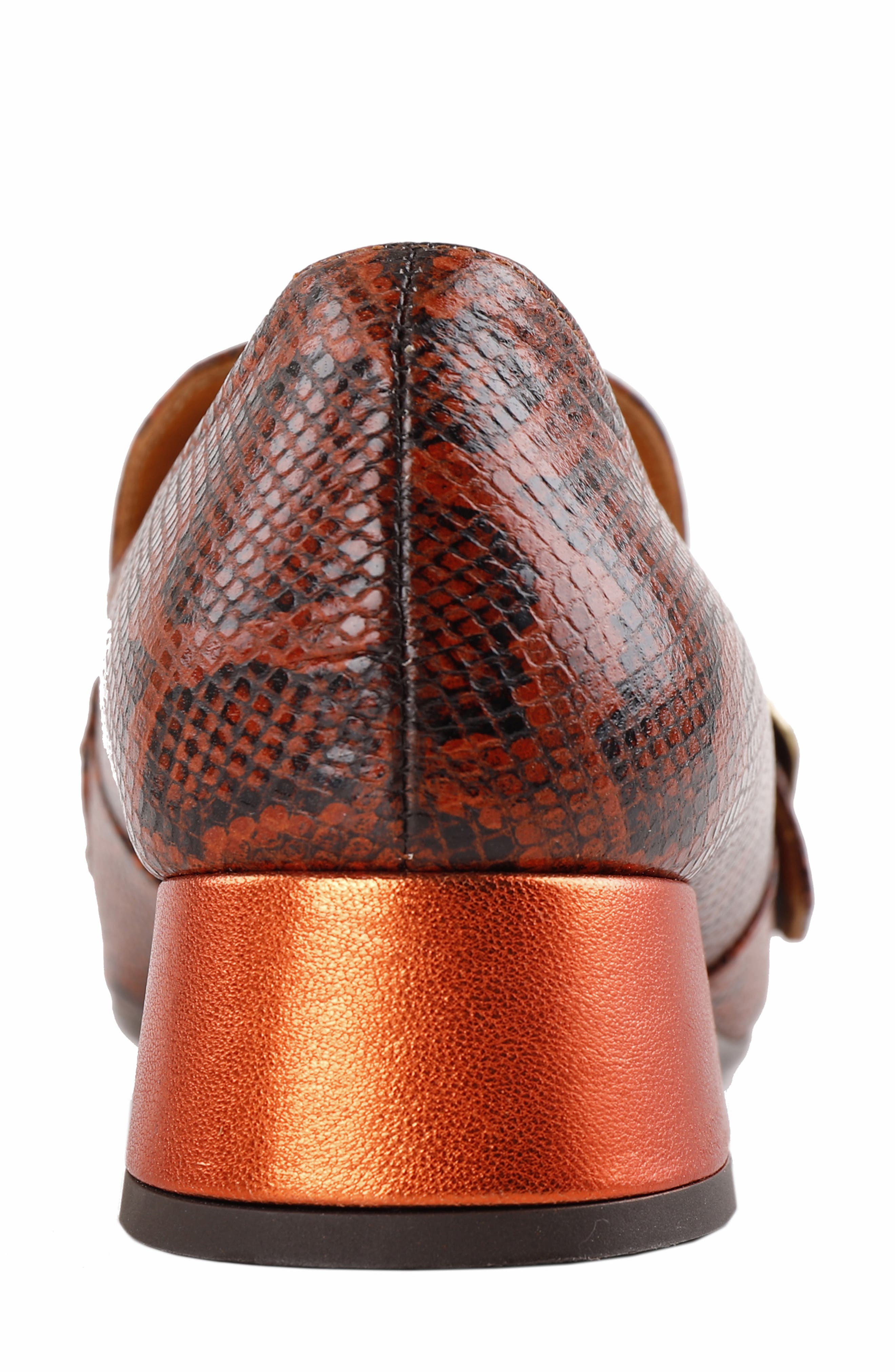 Chie Mihara Zemba Snake Embossed Loafer, Alternate, color, 