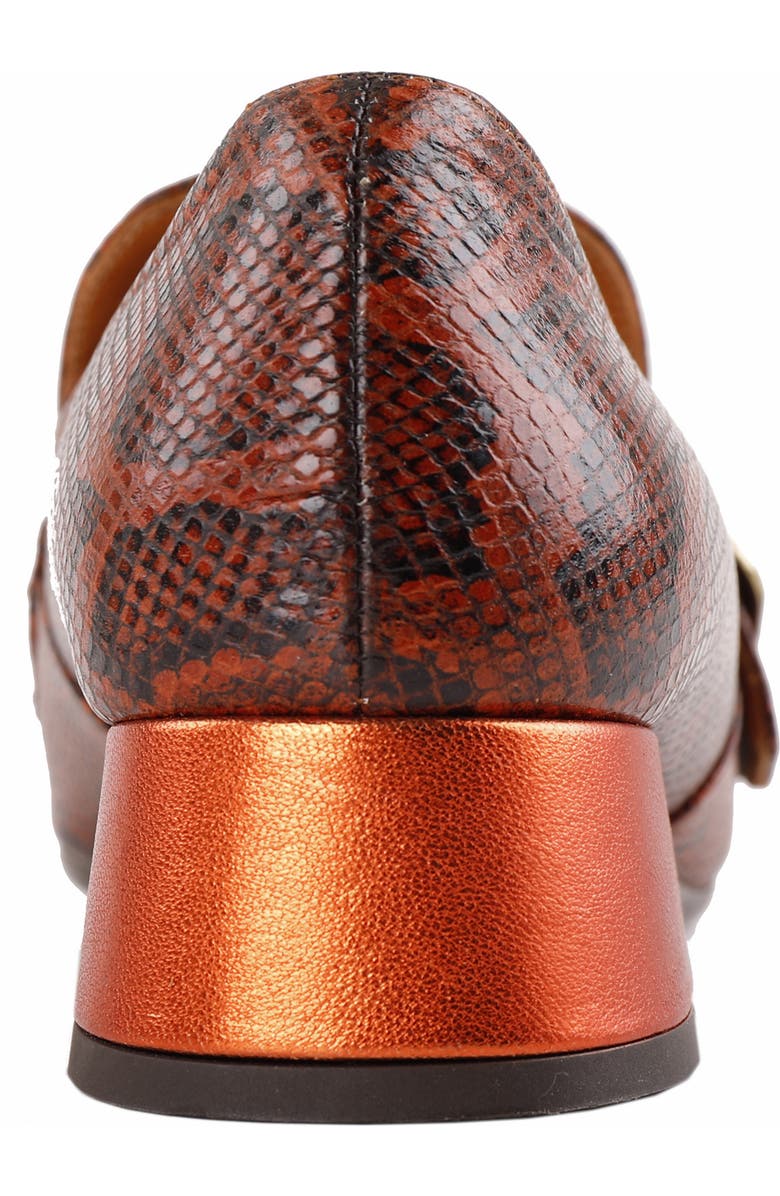 Chie Mihara Zemba Snake Embossed Loafer, Alternate, color,