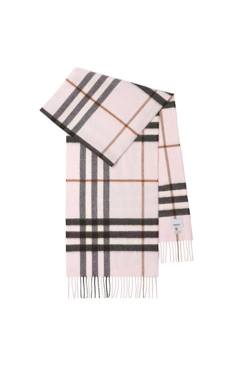 Check Cashmere Scarf