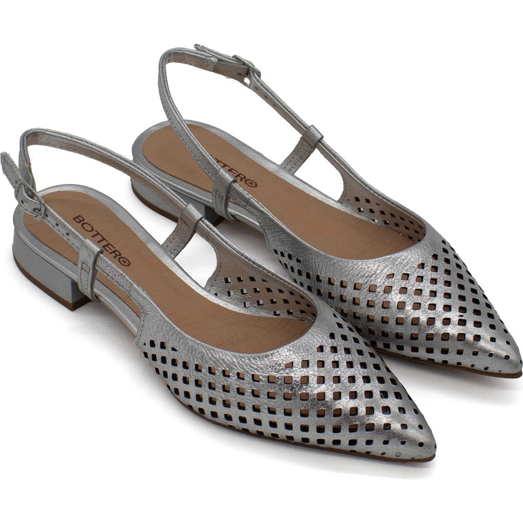 Bottero Botalessandra Slingback Pointed Toe Pump in Prata  product