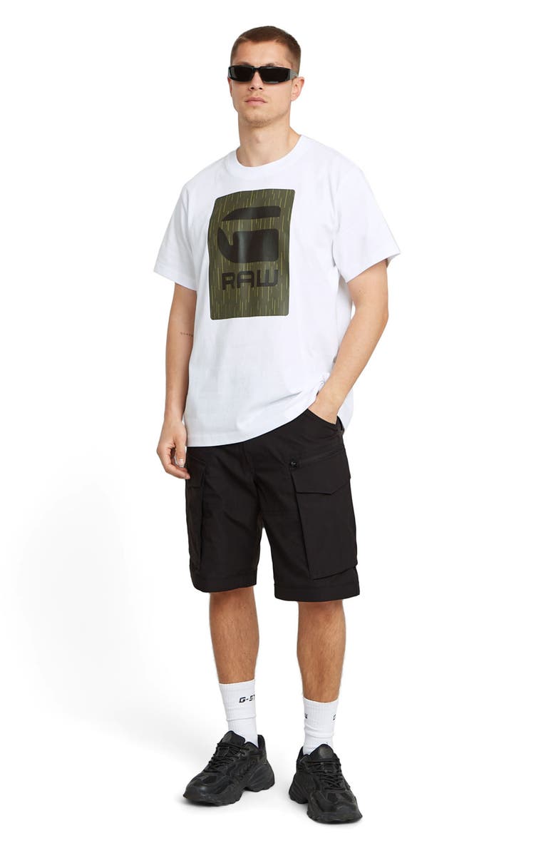 G-STAR Burger Box Rain Oversize Graphic T-Shirt, Alternate, color, White