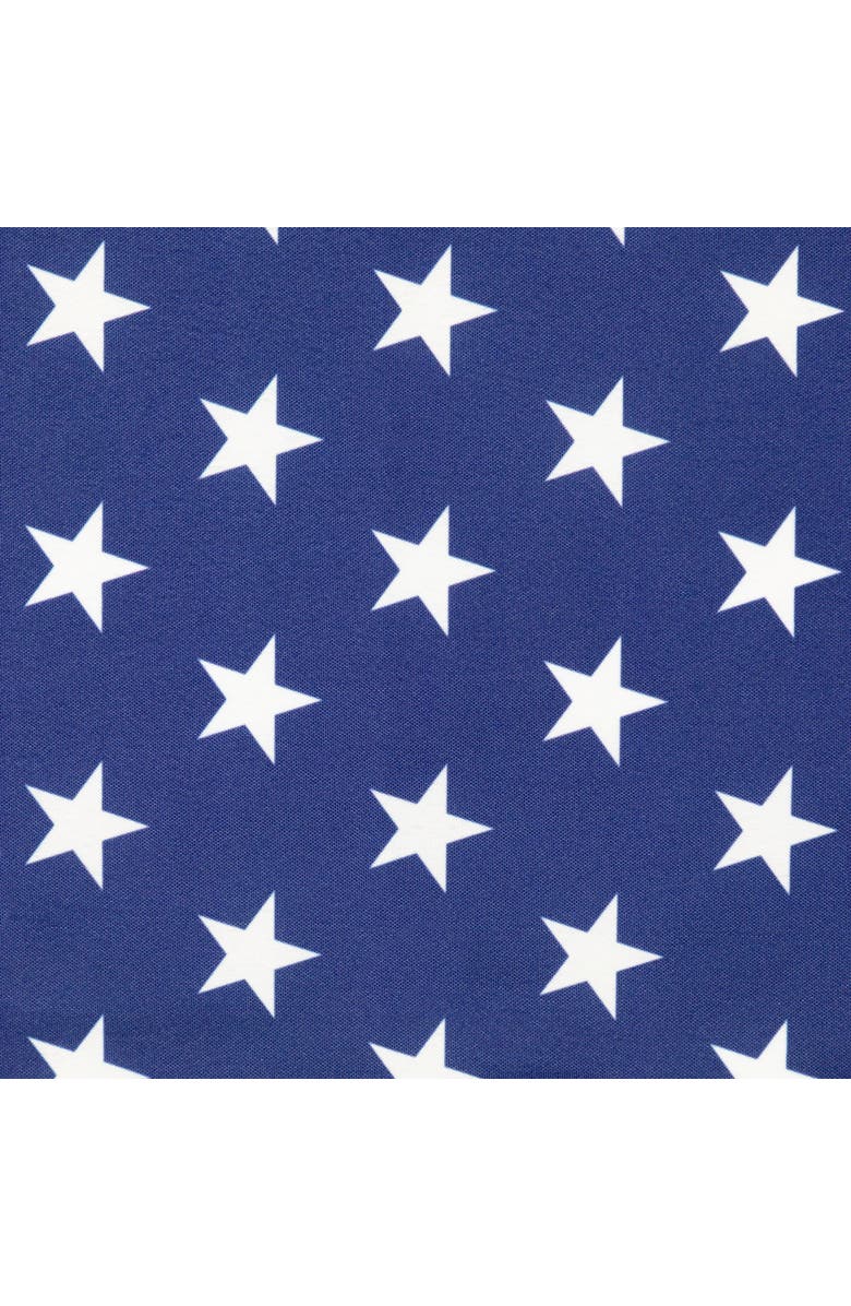 Northlight Patriotic Stars Table Runner - 72" - Blue and White, Alternate, color, Blue