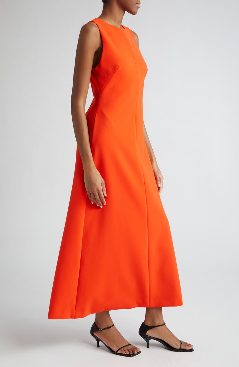 Brandon Maxwell Shiva Sleeveless A-Line Dress, Alternate, color,