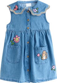NEXT CHARACTER COLLAR DENIM DRESS
