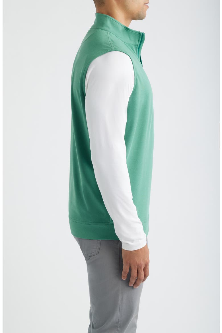 Galway Performance Quarter Zip Vest, Alternate, color, SNOW PEA