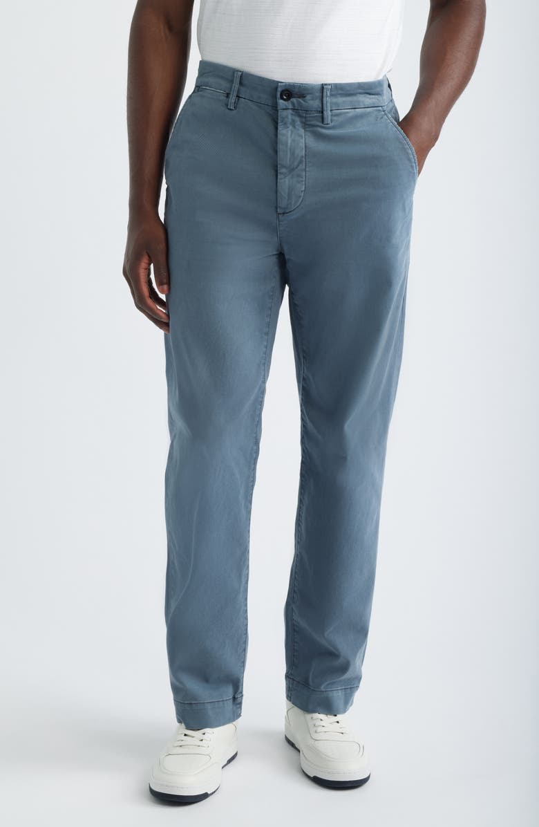 AG Archie Relaxed Straight Leg Stretch Sateen Pants, Main, color, 5 Years Sulfur Bluegrain