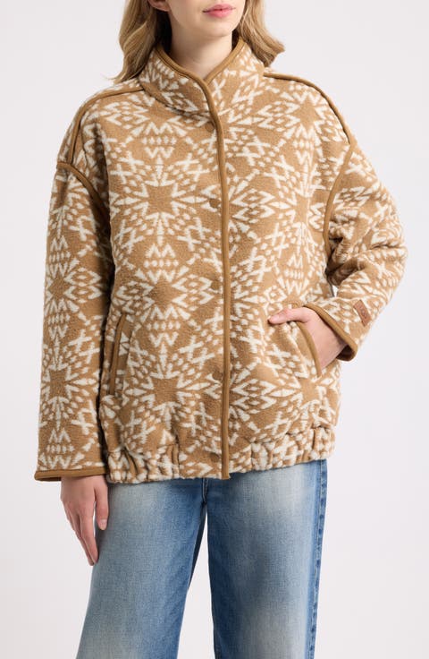 Brigh Fleece Snap Jacket