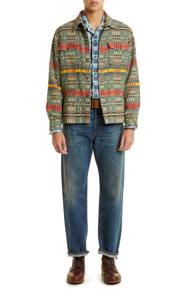 Double RL Universal Plaid Cotton Work Shirt, Alternate, color, 