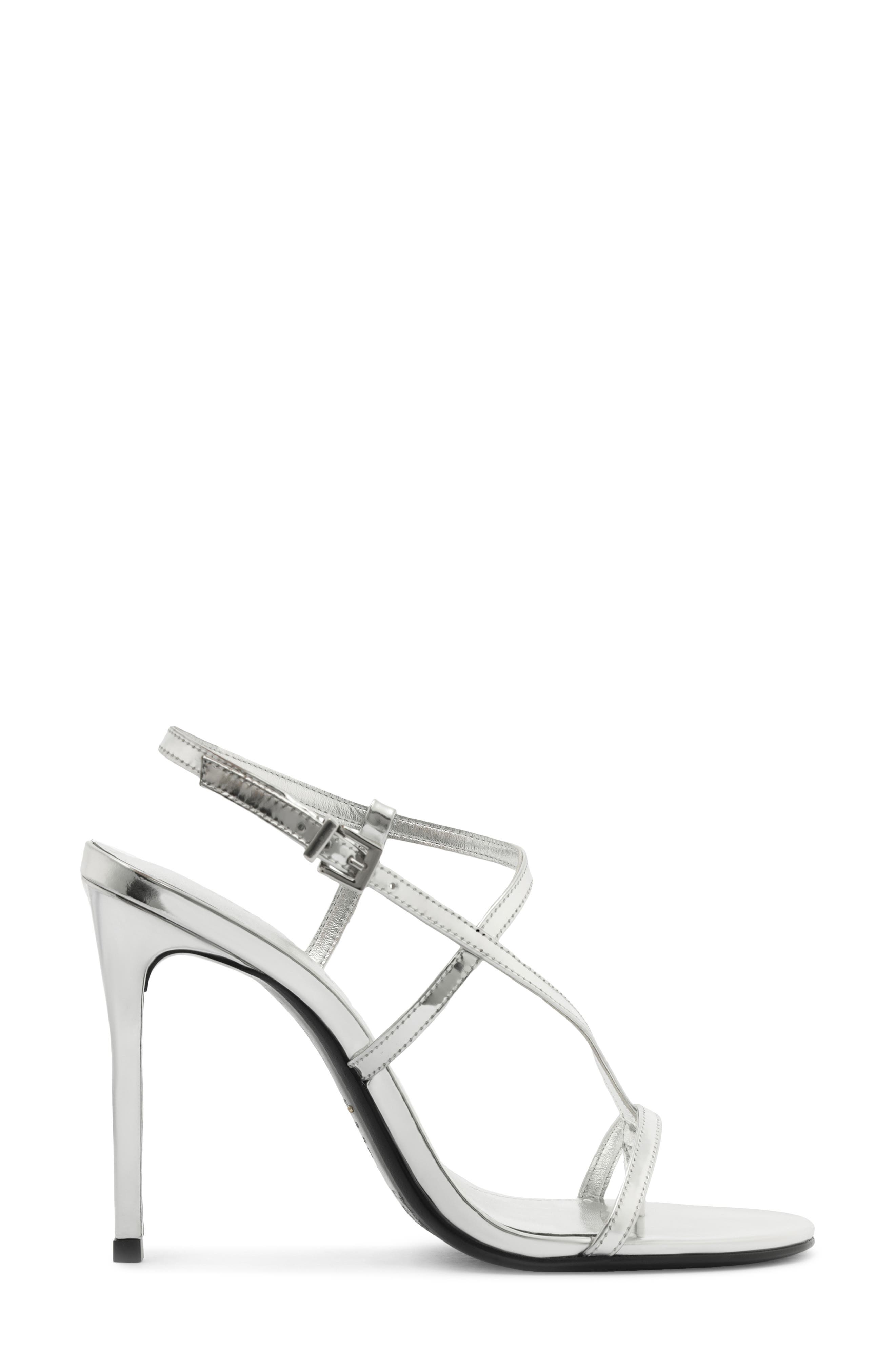 Schutz Azure Slingback Sandal, Alternate, color, Prata