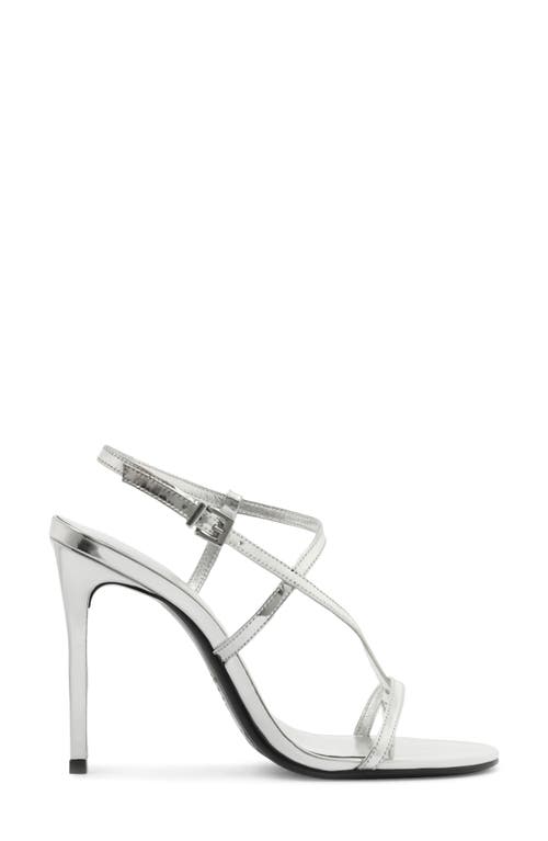 Schutz Azure Slingback Sandal In Silver