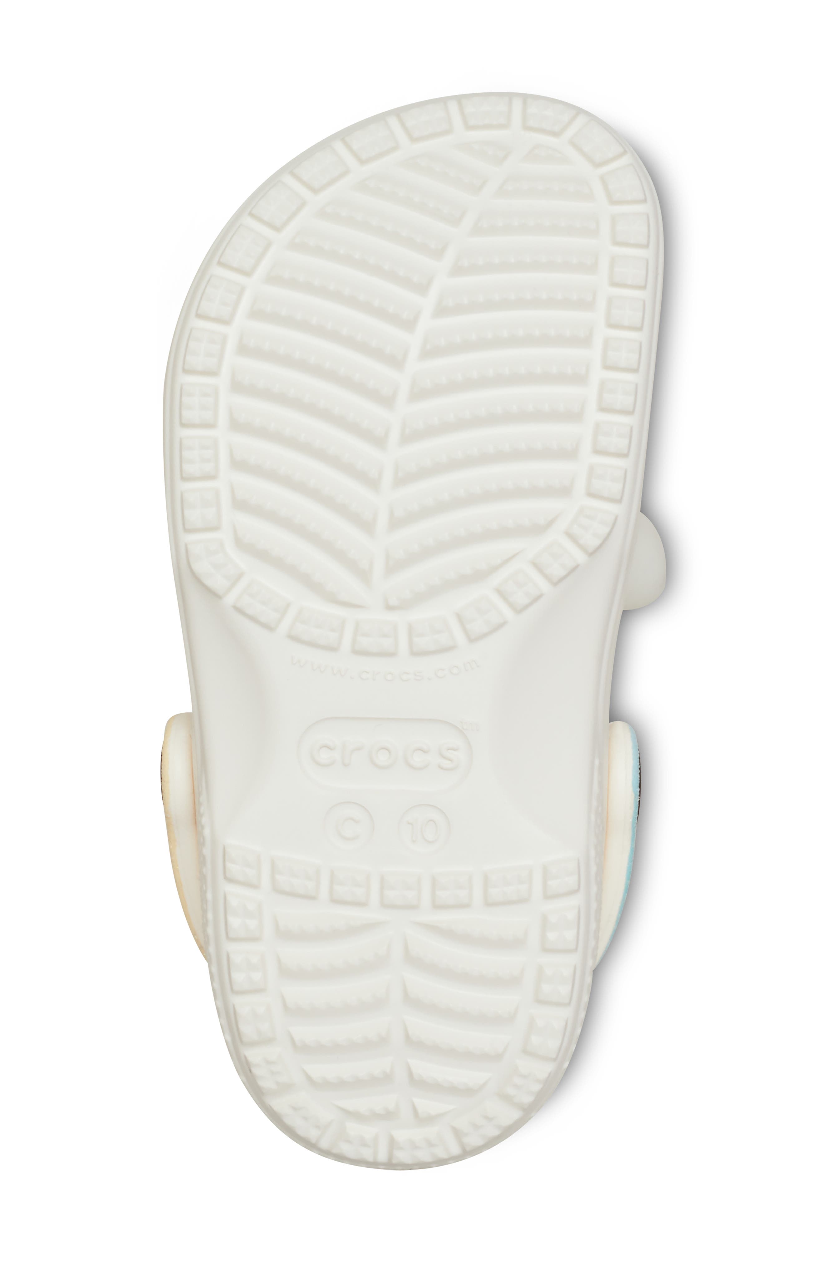 CROCS Classic I Am Rainbow Unicorn Water Friendly Slingback Clog, Alternate, color, 