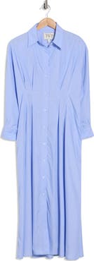 TWP Long Sleeve Cotton Shirtdress