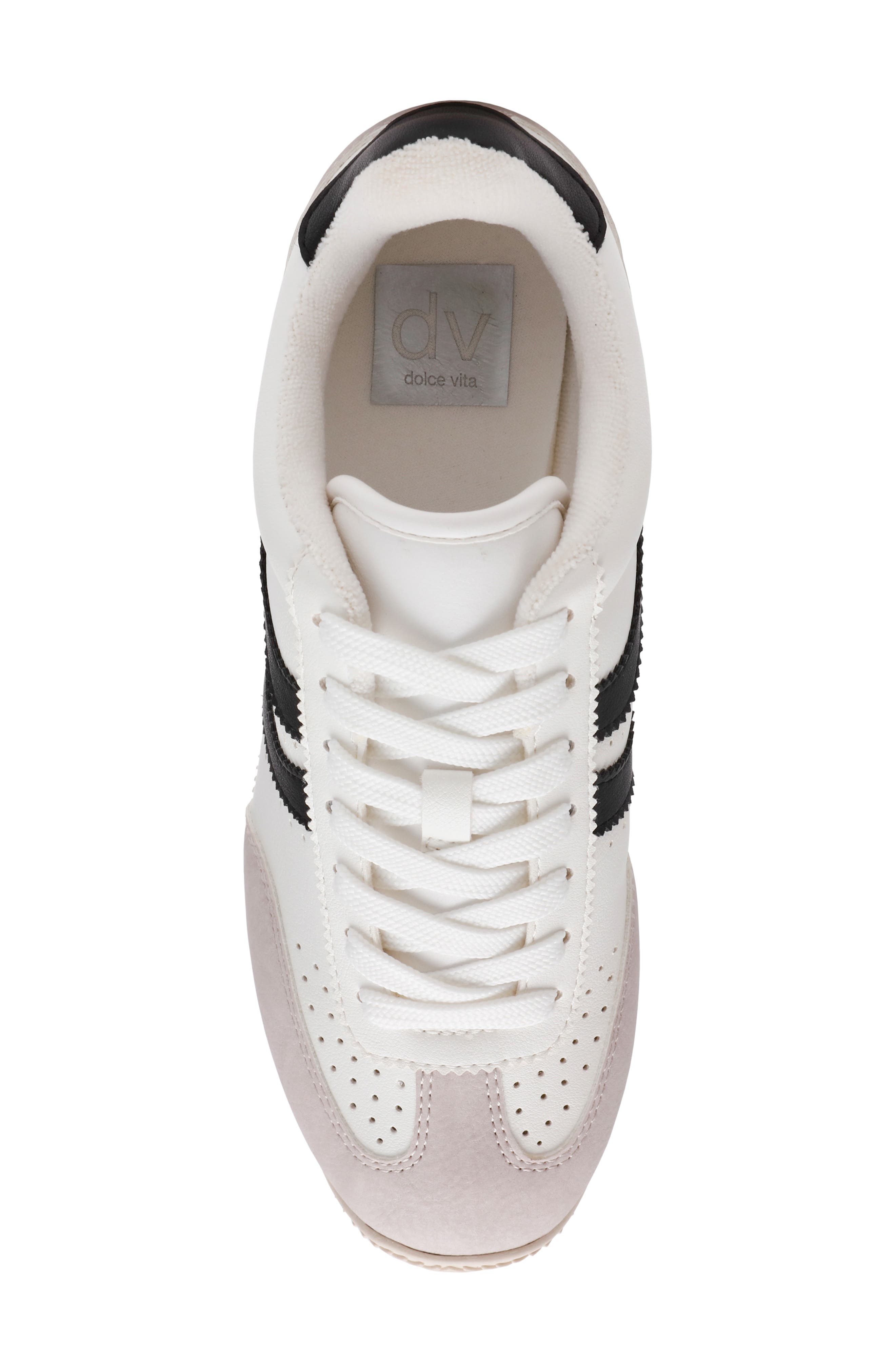 DV by Dolce Vita Goalie Sneaker, Alternate, color, White Black