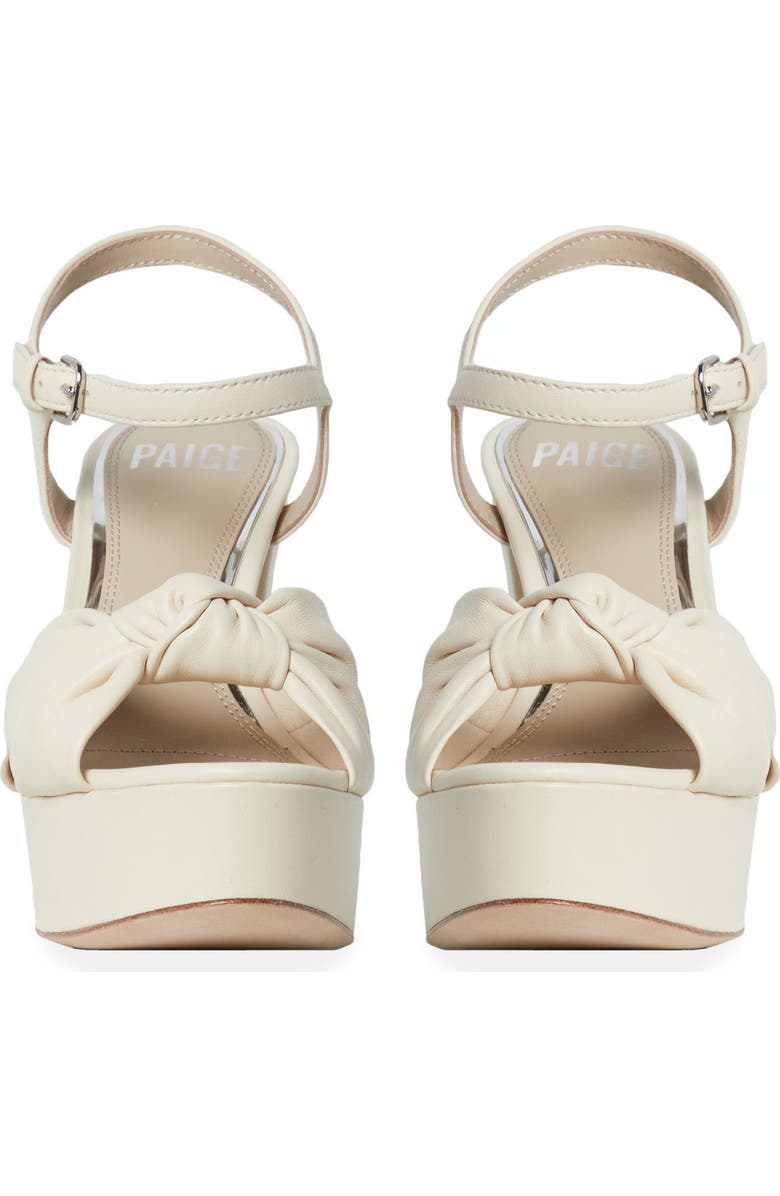 PAIGE Colbie Platform Sandal, Alternate, color, Bone