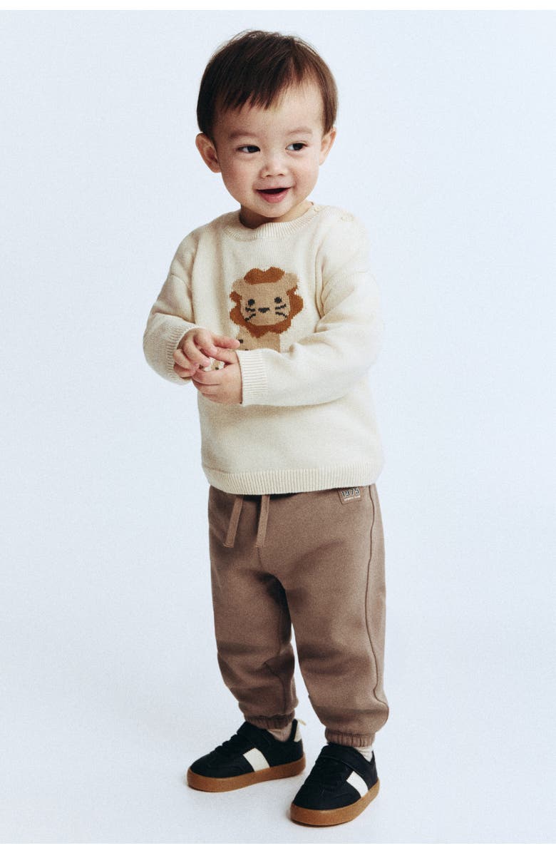 H&M Sweatshirt Joggers, Alternate, color, Light Brown