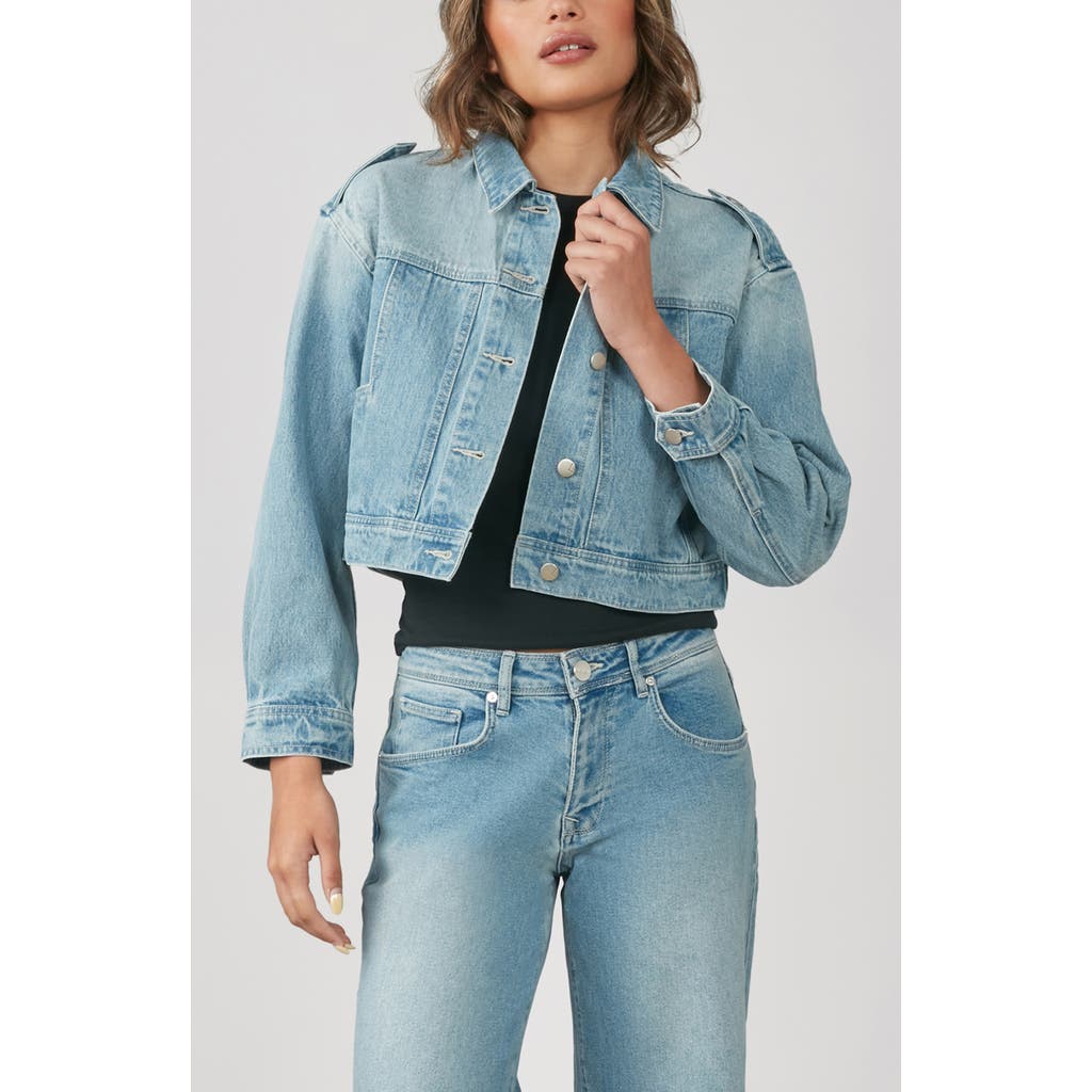 LOLA JEANS LOLA JEANS CIELO CROPPED DENIM JACKET