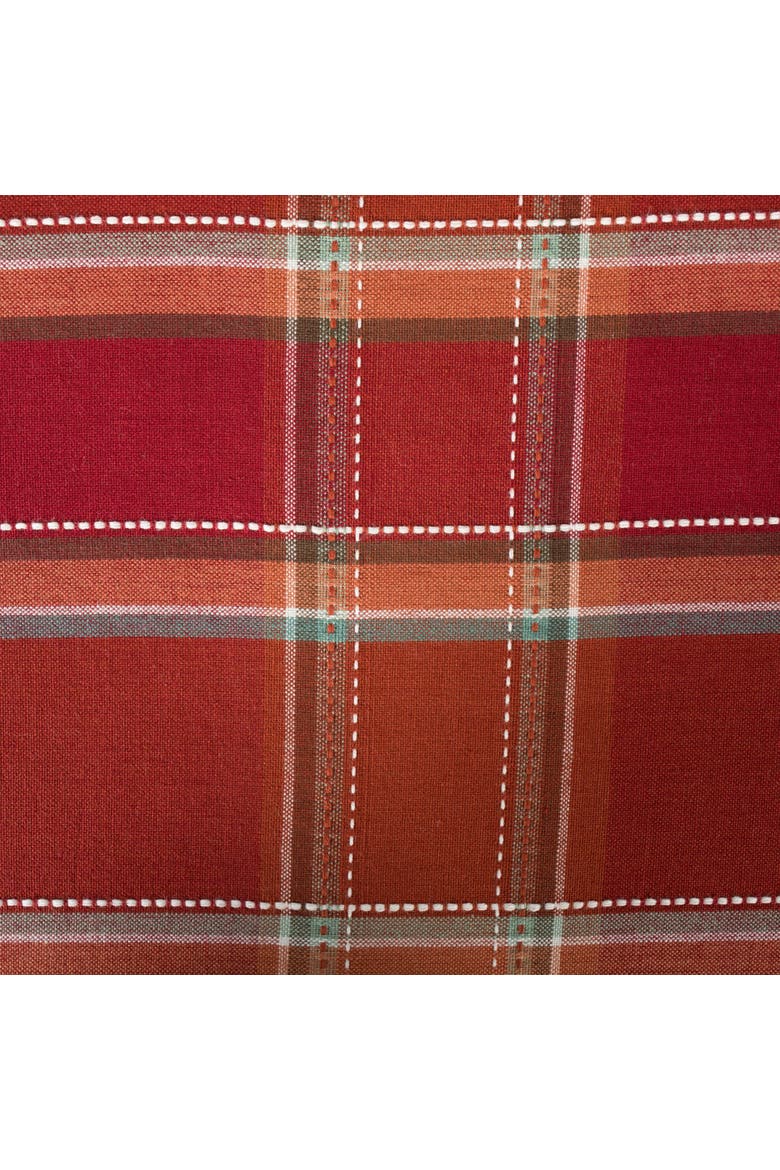 Autumn Spice Plaid Tablecloth 70 Round, Alternate, color, Autumn Spice
