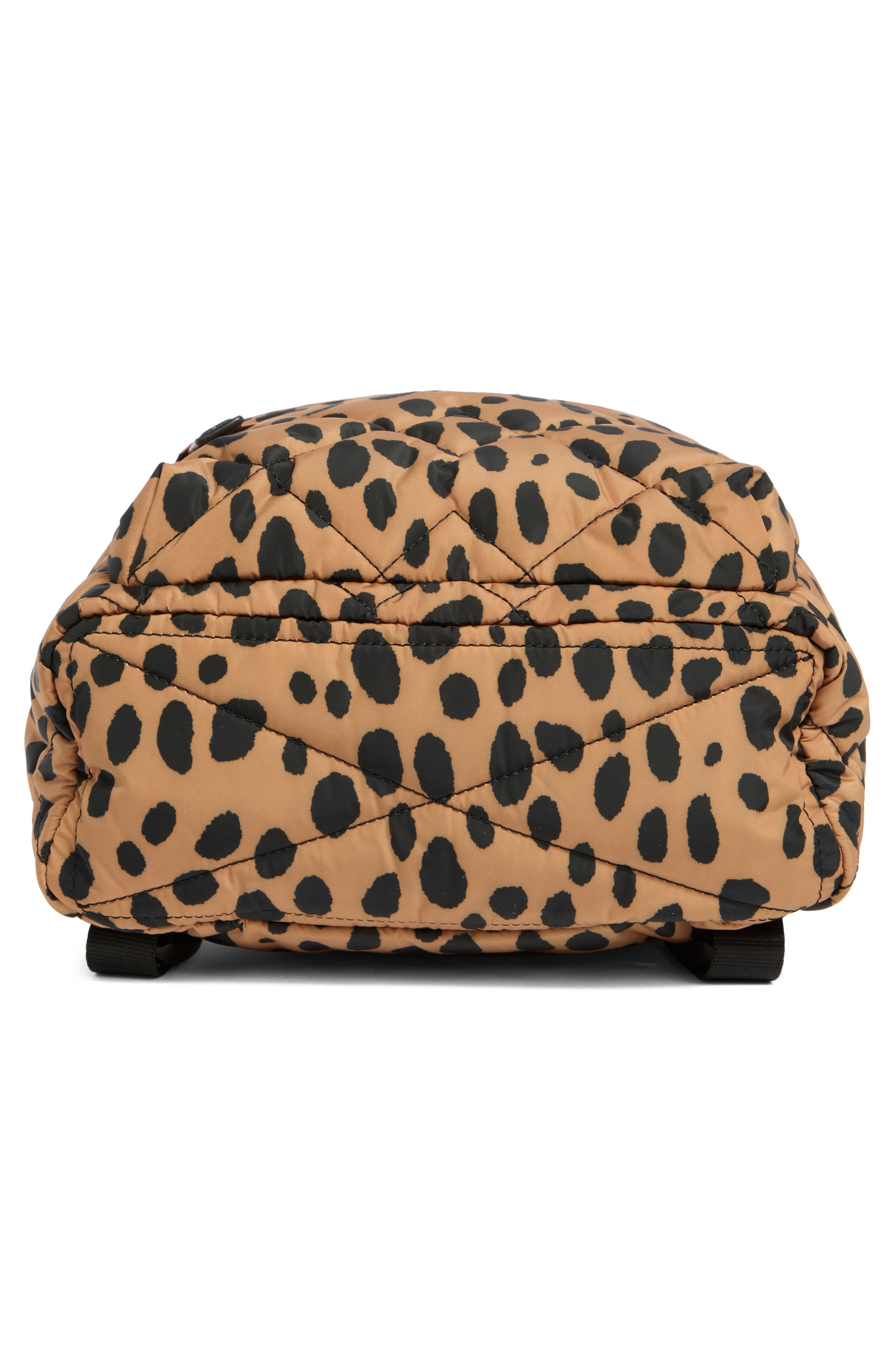 Marc Jacobs Cheetah Diamond Quilt Backpack, Alternate, color, Black Multi