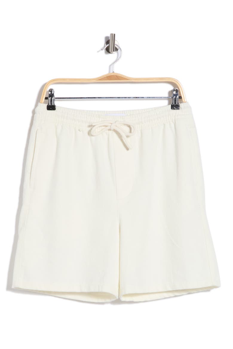 Textured Drawstring Shorts, Alternate, color, OYSTER