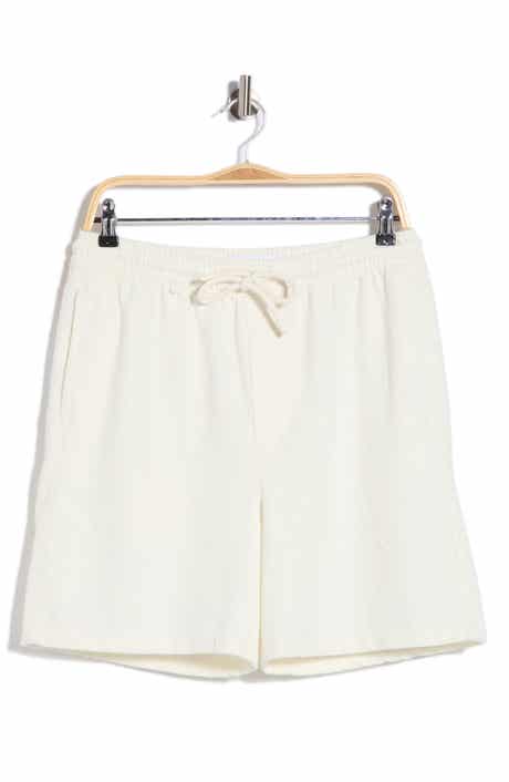DENIM AND FLOWER Textured Drawstring Shorts