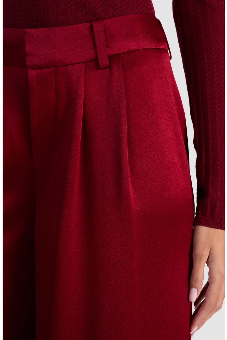 Kennedy Double Pleat Pants, Alternate, color, OXBLOOD