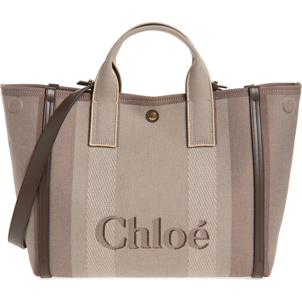 CHLOÉ CHLOÉ CARRY CANVAS JACQUARD TOTE