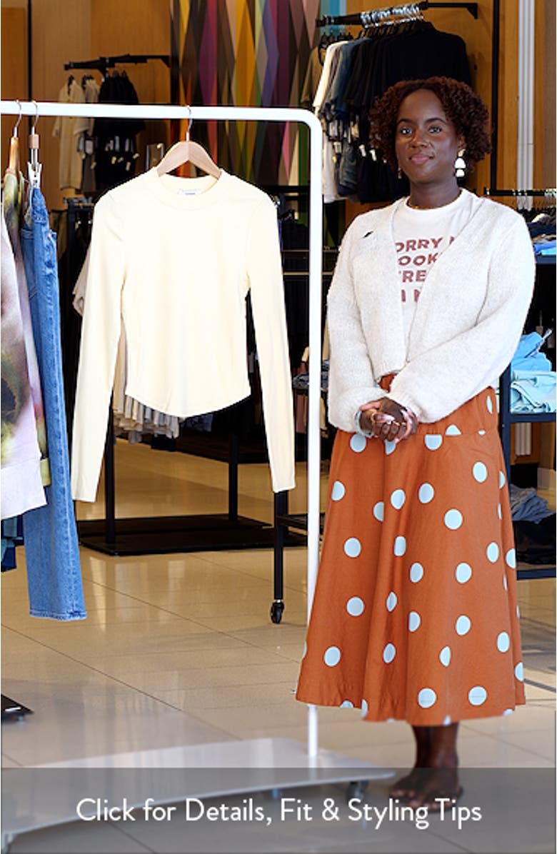 Rib Knit Long Sleeve Top, sales video thumbnail