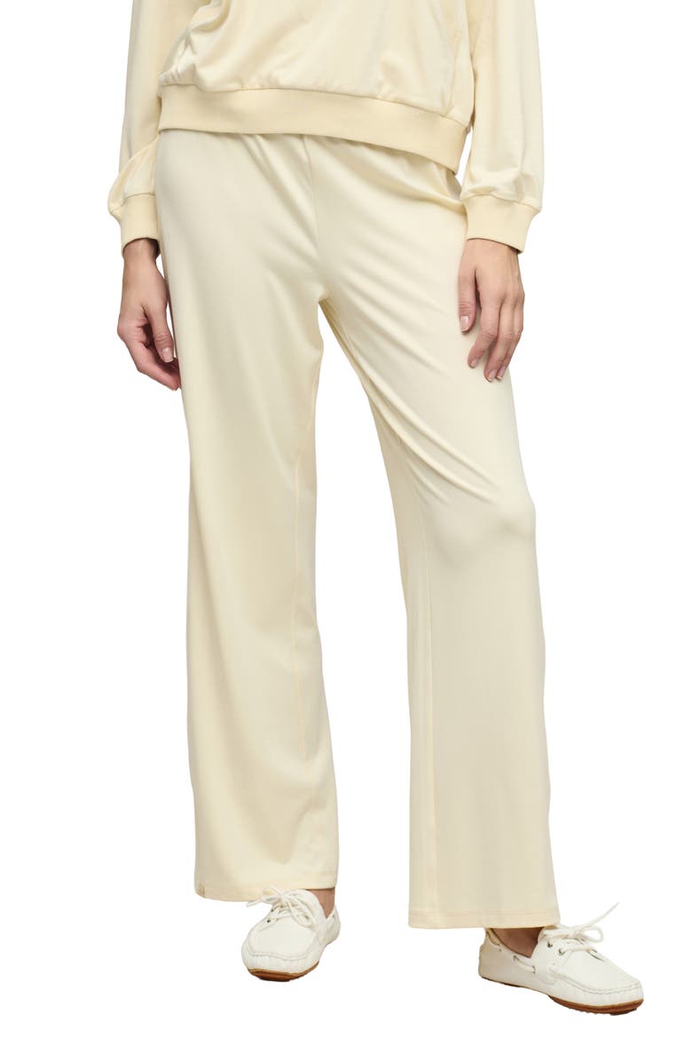 Butterchic Piped Wide Leg Pants, Main, color, DAFFODIL