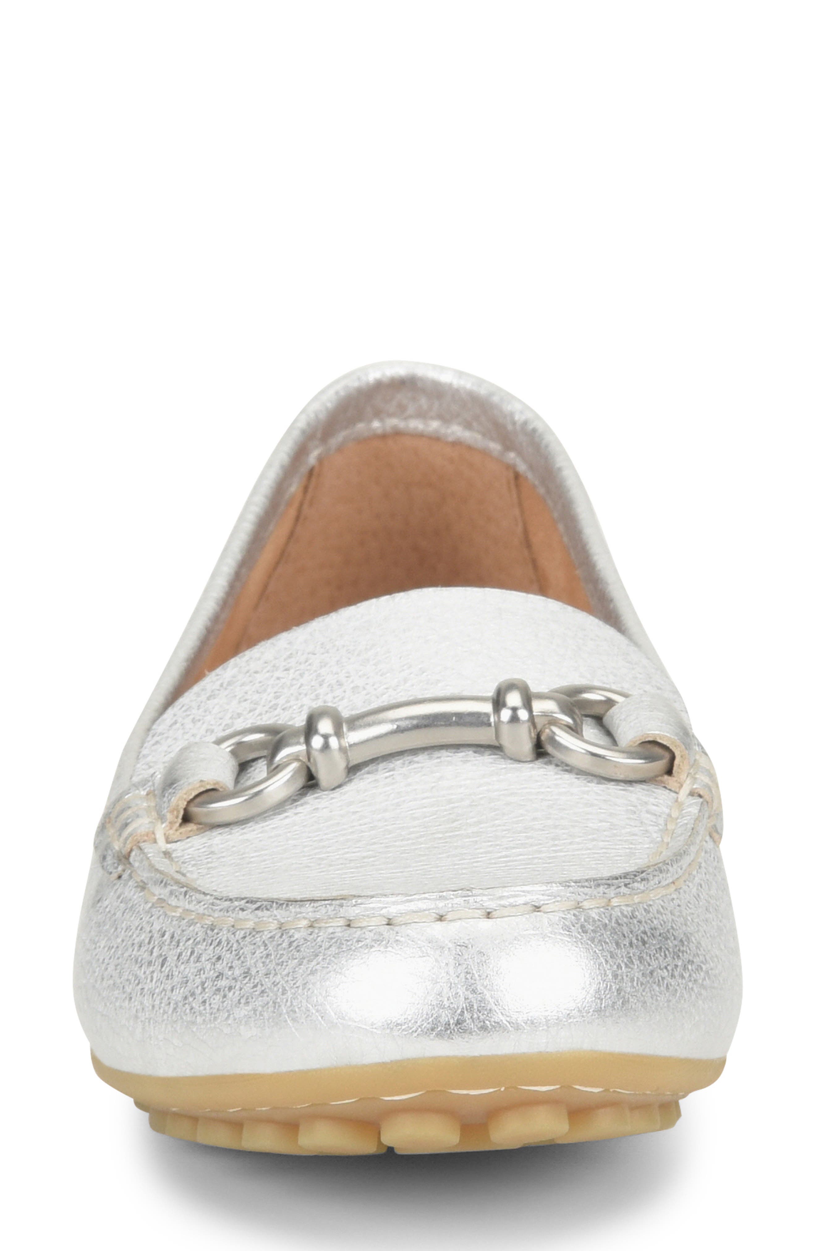 Magnolia Loafer, Alternate, color, SILVER LEATHER