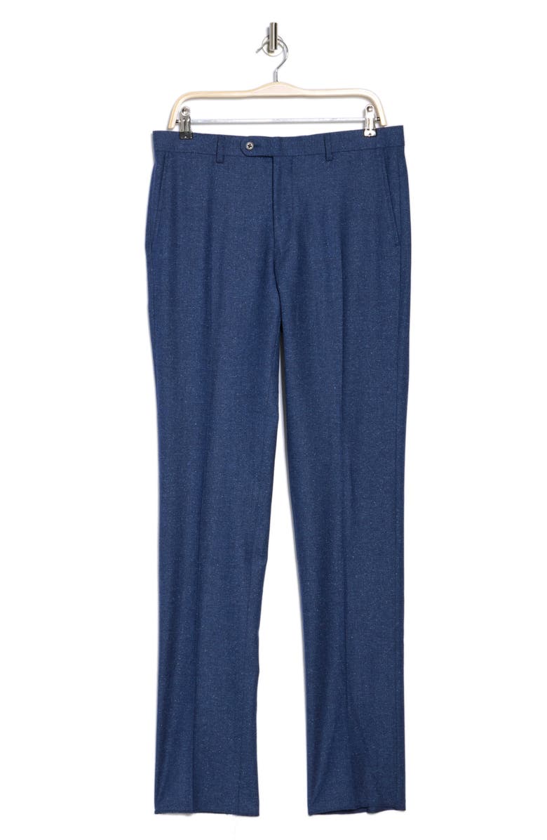 John Varvatos Star USA Micro Virgin Wool Blend Pants, Alternate, color, Blue