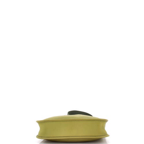 Pre-owned Hermes Hermes Evelyne Bag Gen I Clemence Pm In Green