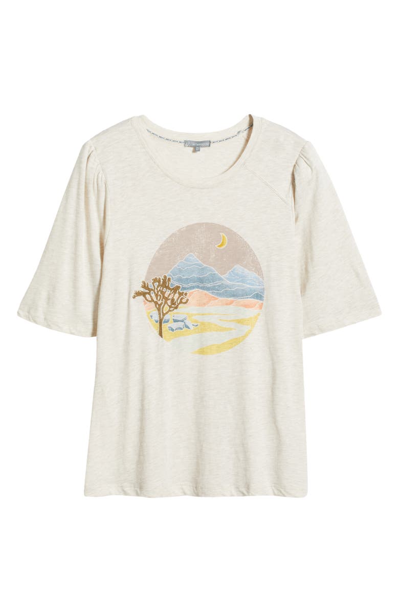 Wit & Wisdom Desert Scene Graphic T-Shirt, Alternate, color, Heather Jute