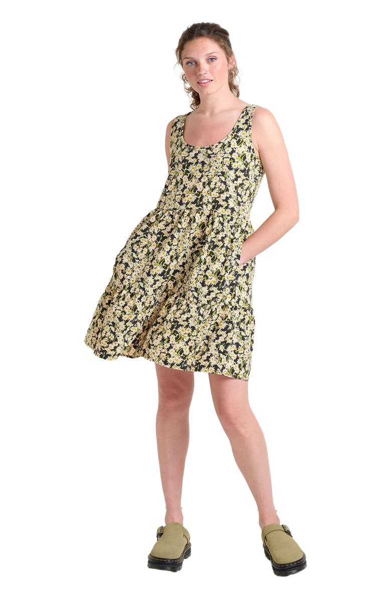 Toad & Co Sunkissed Sunsana Sleeveless Dress, Main, color, Barley Daisy Field Print