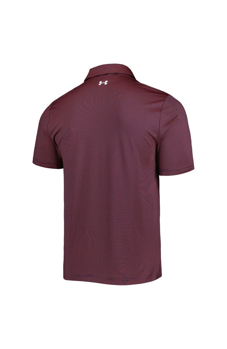 Under Armour Men's Under Armour Navy/Orange Auburn Tigers Green Trail Stripe Polo, Alternate, color, 