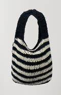 CRESCENT Striped Weave Bag