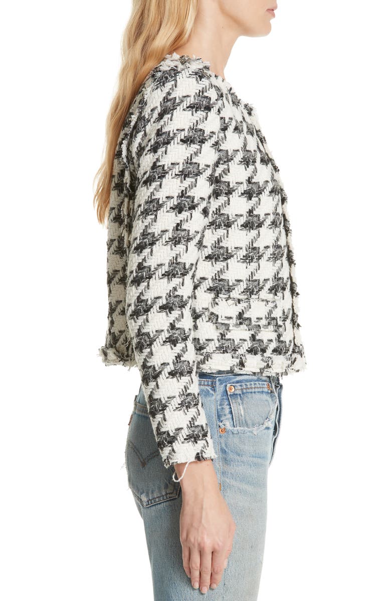 IRO Houndstooth Tweed Jacket, Alternate, color,