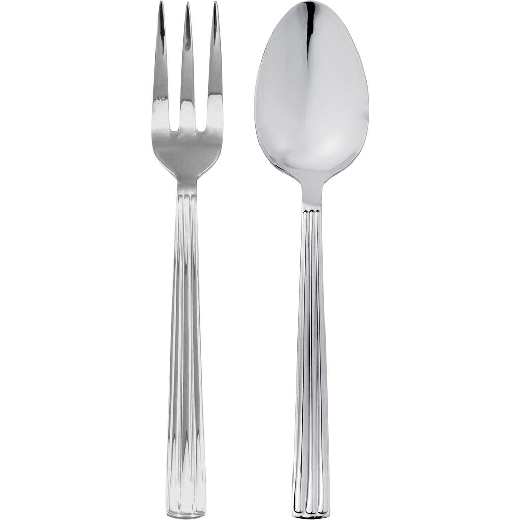 Mepra Sole Serving Set In Silver