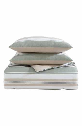 Nautica Prospect Harbor Stripe Cotton Twin Comforter Set