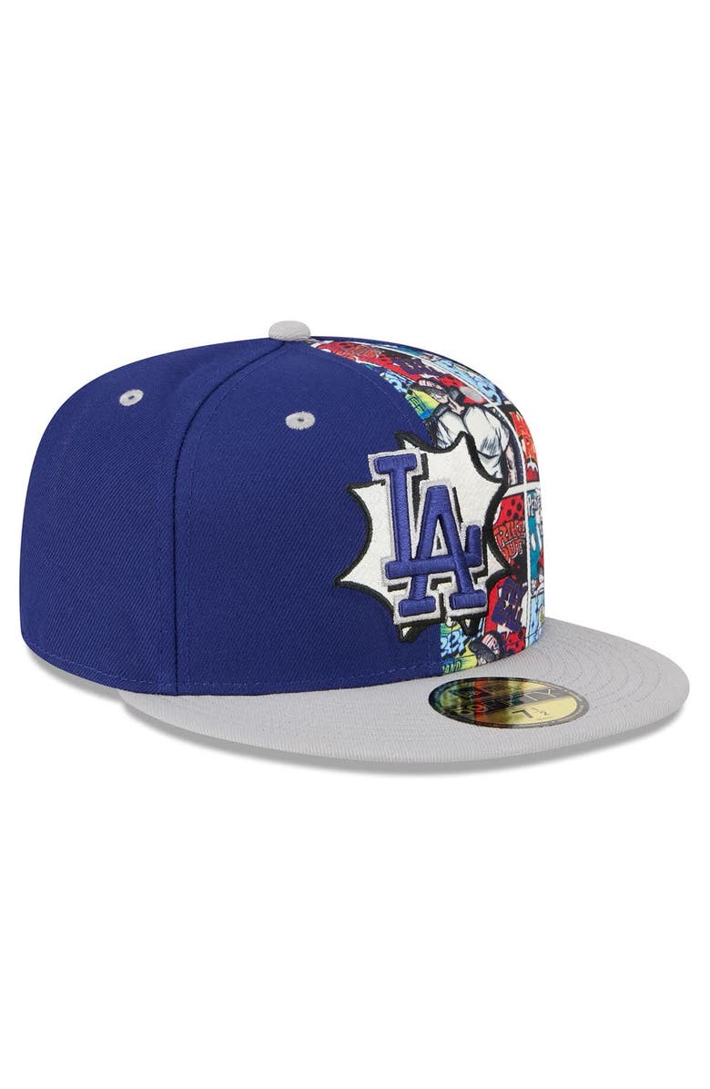 New Era Men's New Era Royal/Gray Los Angeles Dodgers 2025 MLB Diamond Hero Edition 59FIFTY Fitted Hat, Alternate, color, 