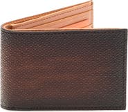 Magnanni Stamp Slim Leather Bifold Wallet