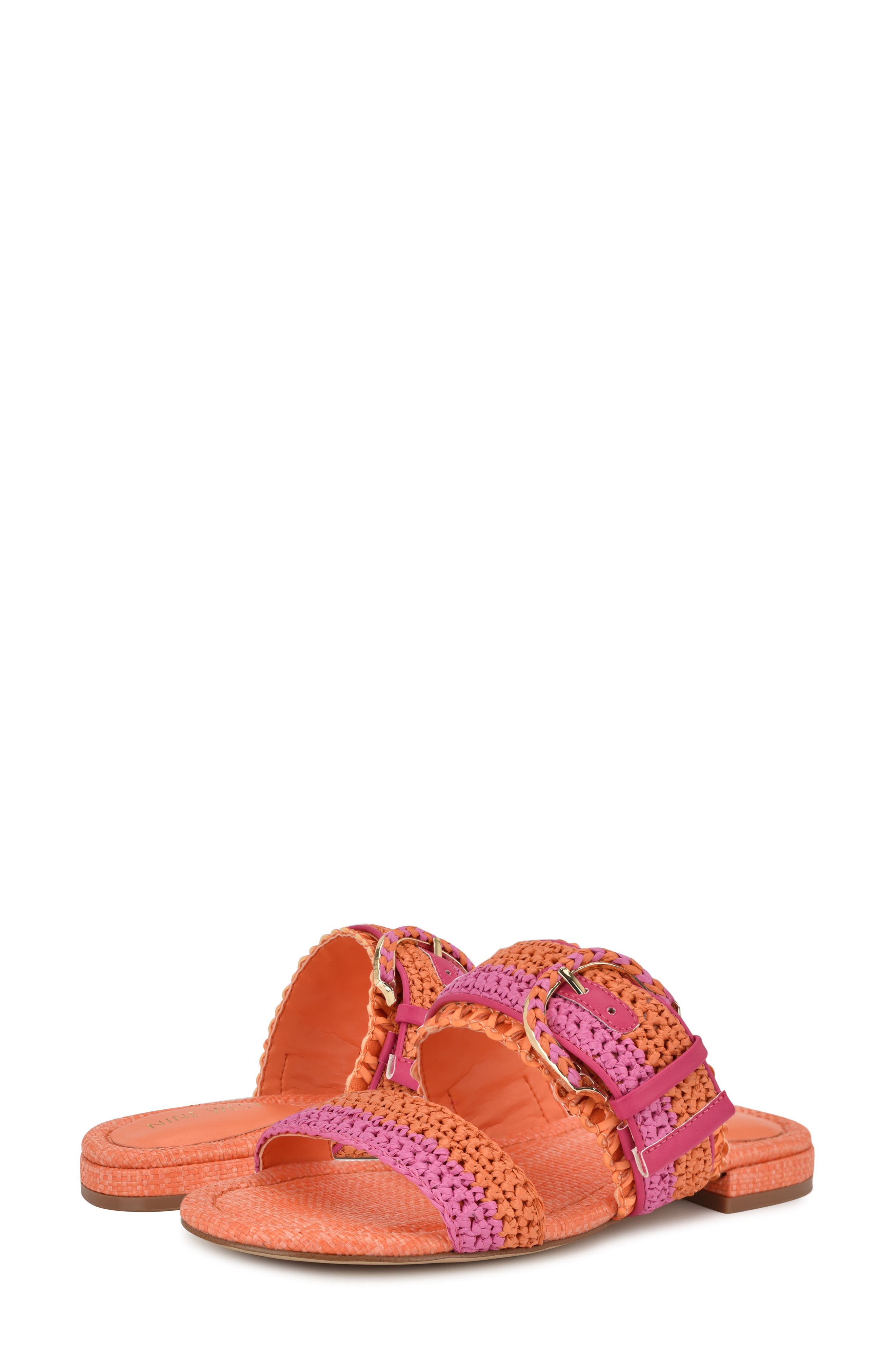 Sameey Two-Strap Sandal, Alternate, color, ORANGE