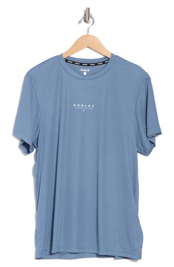 Shop Hurley Activewear Exist Drop Check Gusset Logo Graphic T-shirt