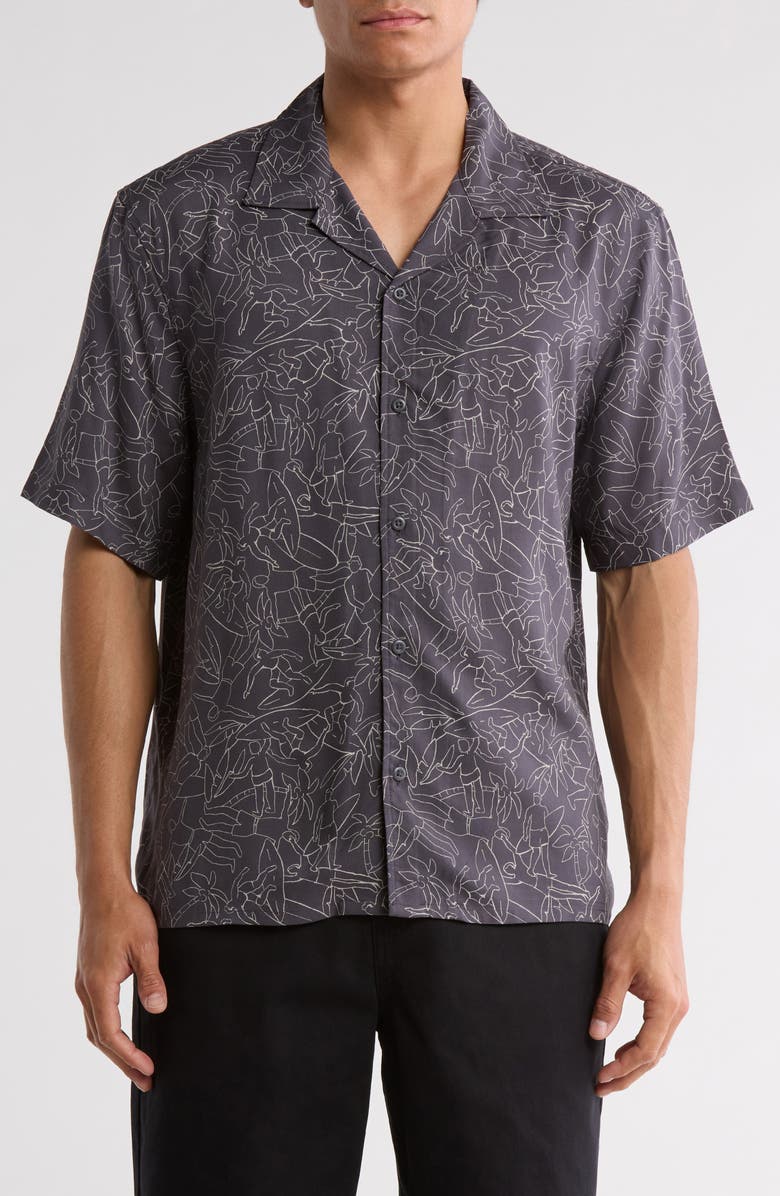 Abound Surf Camp Shirt, Main, color, Grey Stonehenge Surfers