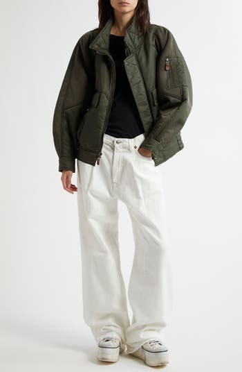R13 Ribbed Flight Bomber Jacket | Nordstrom R13 Ribbed Flight Bomber Jacket | Nordstrom