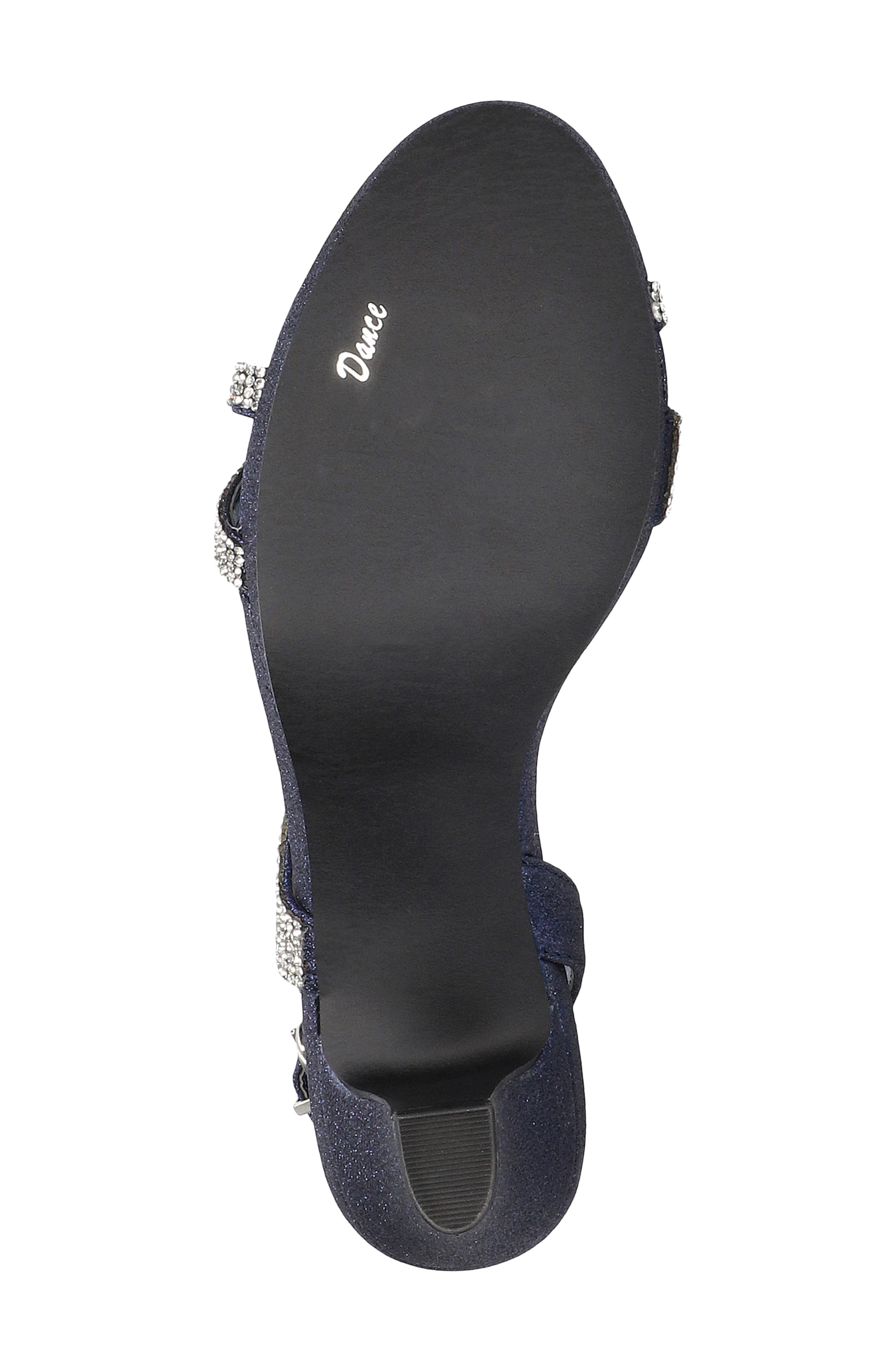 Radiant Slingback Sandal, Alternate, color, NAVY GLITTER-STONES