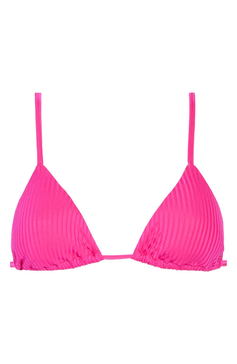 Vitamin A<sup>®</sup> Sol Triangle Bikini Top, Alternate, color, Zinnia