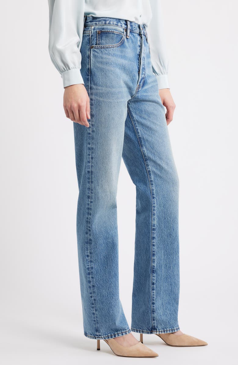 FRAME The Vertical High Waist Relaxed Straight Leg Jeans, Alternate, color, Trust